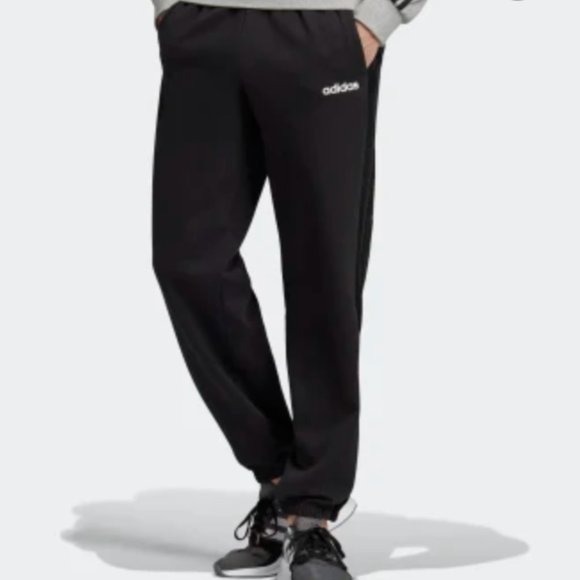 adidas black joggers mens